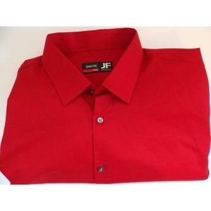 J. Ferrar Slim Long Sleeve Shirt Size 17-17‎ 1/2 34-35 #873